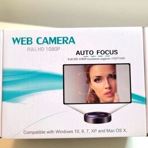 Web Camera Full HD Up to 1018P Webcam NEW in Box